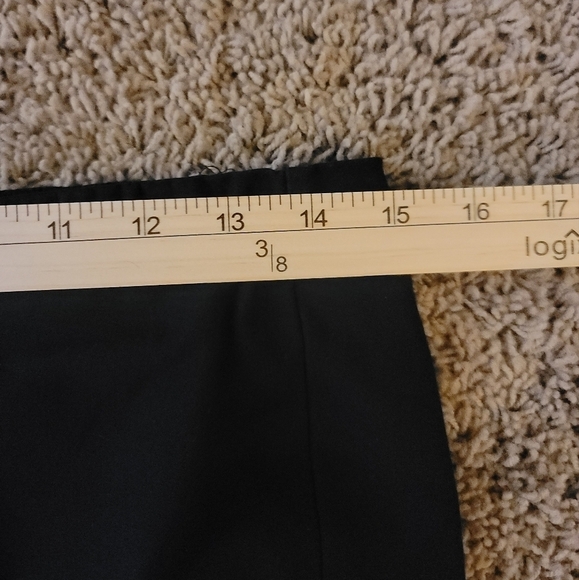 RAG & BONE ELASTIC WAIST SKINNY BLACK PANTS W BACK ZIPPER, SZ 10 - Picture 10 of 13
